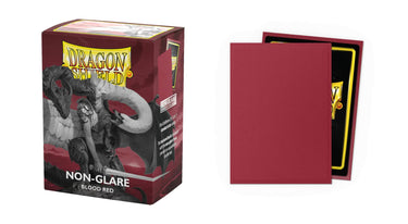 Dragon Shield 100ct Non-Glare Blood Red Matte Sleeves - State of Comics
