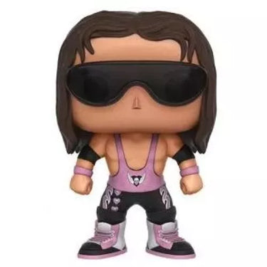 Bret Hart #25 WWE Pop! Vinyl Figure outside the box