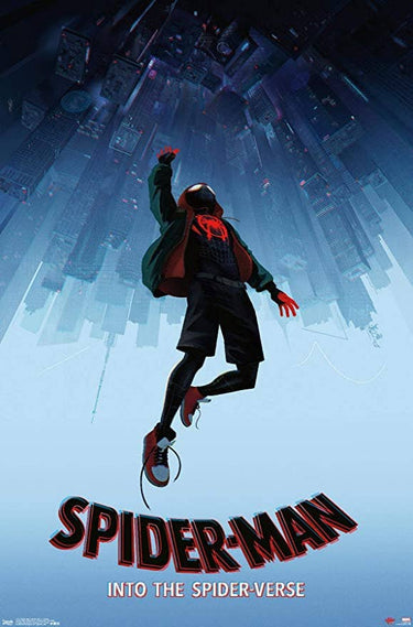 Spider-Man: 24x36 Into the Spider-Verse Jump Movie Poster: Individually Rolled & Labeled - State of Comics