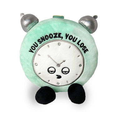 "You Snooze, You Lose" Plush Clock - State of Comics