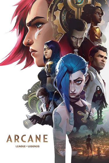 Arcane League of Legends rolled poster 24x36 inches, featuring vibrant artwork, from Posters Wholesale.