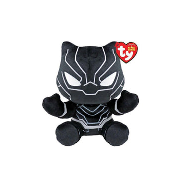 Ty Black Panther Beanie Babies plush toy, small size, soft fabric, detailed black panther design, ideal for collectors and fans