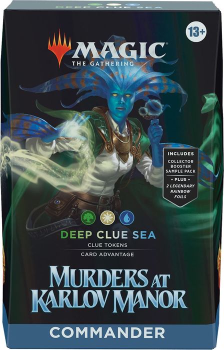 Magic The Gathering Murders at Karlov Manor Commander Deck Deep Clue Sea - State of Comics