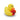 Yellow vinyl rubber duck figure with "I Ducking Love You" text, made by Punchkins, featuring a cute, glossy finish.