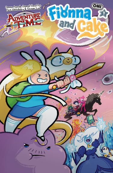Adventure Time Fionna & Cake #1 Cvr E Reggie Graham foil variant comic book cover by Oni Press