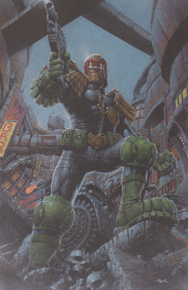 Judge Dredd/Biker Mice from Mars #1 Cvr F David Finch Foil Var
