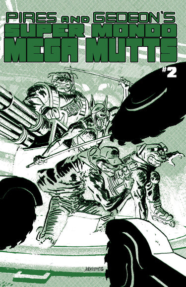 Super Mondo Mega Mutts #2 Cvr B Alex Diotto Homage Var