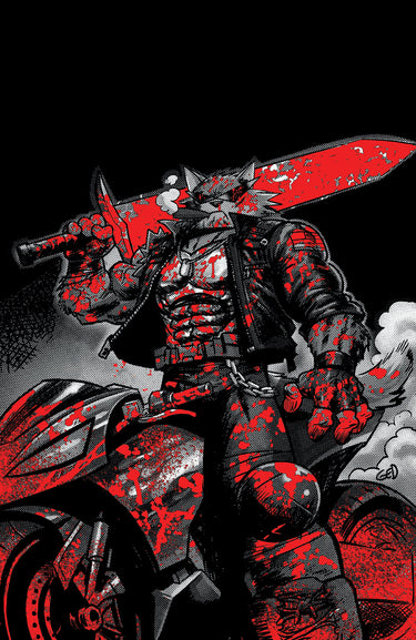 Super Mondo Mega Mutts #2 Cvr H Inc 1:50 Juan Gedeon Bloody B&w Var
