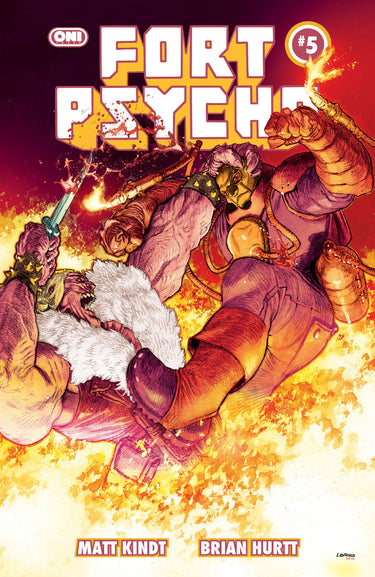 Fort Psycho #5 Cvr B Lewis LaRosa Var - cover art by Lewis LaRosa