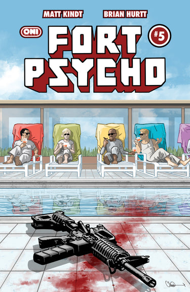 Fort Psycho #5 Cvr C Charlie Adlard Var cover by Charlie Adlard