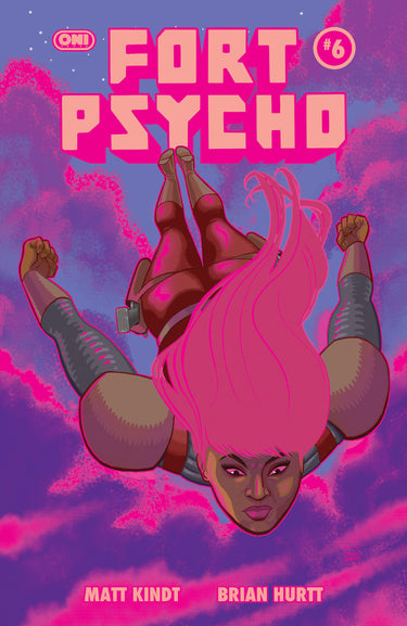 Fort Psycho #6 Cvr A Brian Hurtt Oni Press comic book cover人體藝術