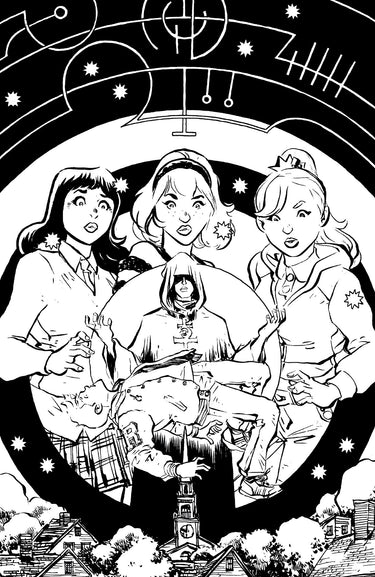 Archie in Hell #1 Cvr L Jesse Lonergan B&w 1:250 Var