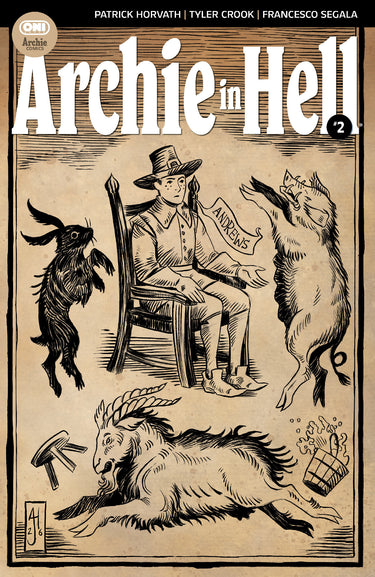 Archie in Hell #2 Cvr D Abigail Harding Var RI 1:10 Variant cover by Abigail Harding