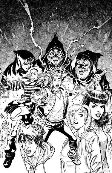 Archie in Hell #2 Cvr G Dustin Weaver B&W Var RI 1:100 Variant cover by Dustin Weaver