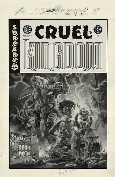 EC Cruel Kingdom 2 #4 Cvr D Lukas Ketner B&W Artist Edition Var RI 1:20 Variant cover by Lukas Ketner