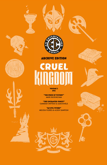 Ec Cruel Kingdom 2 #5 Cvr E by Rian Hughes, Oni Press archive edition variant comic cover