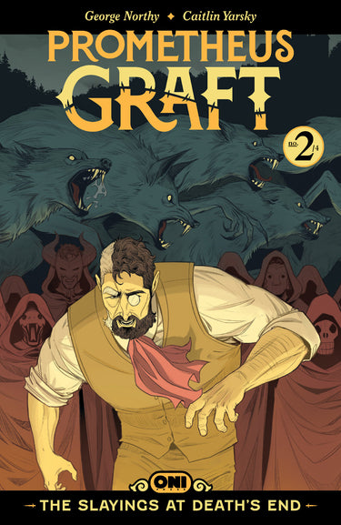 Prometheus Graft: The Slayings at Death's End #2 Cover A by Caitlin Yarsky, Oni Press comic