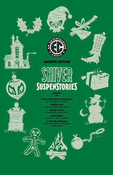 EC Shiver SuspenStories 3 #1 Cvr E Rian Hughes Archive Edition Var RI 1:50 Variant cover by Rian Hughes