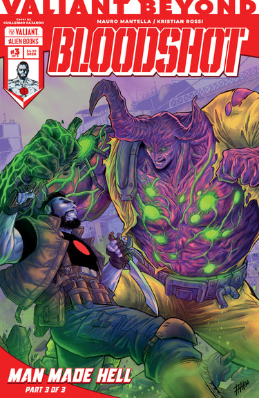 Valiant Beyond Bloodshot #6 - Man Made Hell #3 Cover a Fajardo