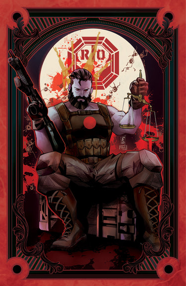 Valiant Beyond Bloodshot #7-Toy Soldiers #1 Variant B Sabbatini Full Art Tarot Variant