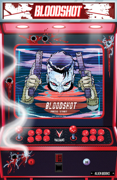 Valiant Beyond Bloodshot #8--Toy Soldiers #2 Finale Variant B Griffin Full Art Arcade Variant