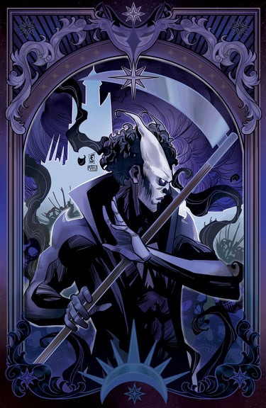 Valiant Beyond Tales of the Shadowman Finale-Darque Legacy Variant B Sabbatini Full Art Tarot Variant