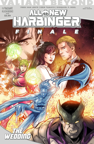Valiant Beyond All-New Harbinger Finale--the Wedding Cvr A Tamayo