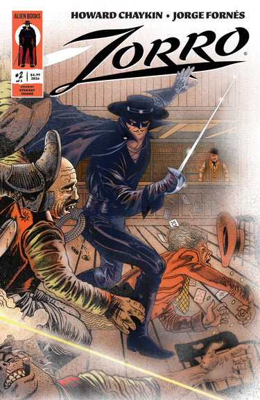 Zorro #2 Cover a Moore Wraparound Variant