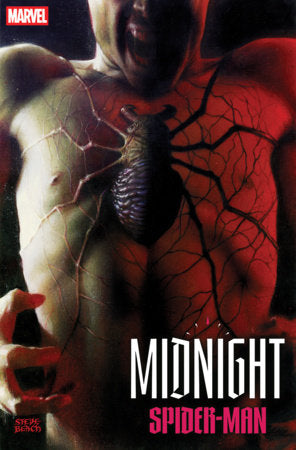 Marvel Comics Midnight Spider-Man rolled poster featuring a dynamic Spider-Man illustration on glossy paper.