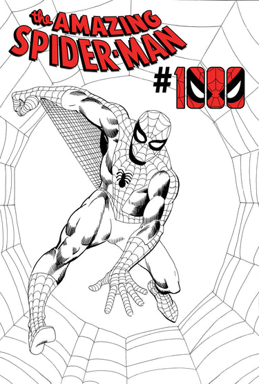 Amazing Spider-Man #1000 Steve Ditko Black and White Variant