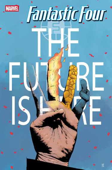 Marvel Fantastic Four #11 comic book featuring Andrea Sorrentino variant cover with vibrant superhero artwork.
