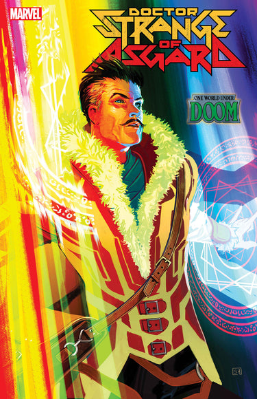 Marvel Doctor Strange Of Asgard #1 comic book featuring Stephanie Hans variant cover with detailed comic art and vibrant colors.