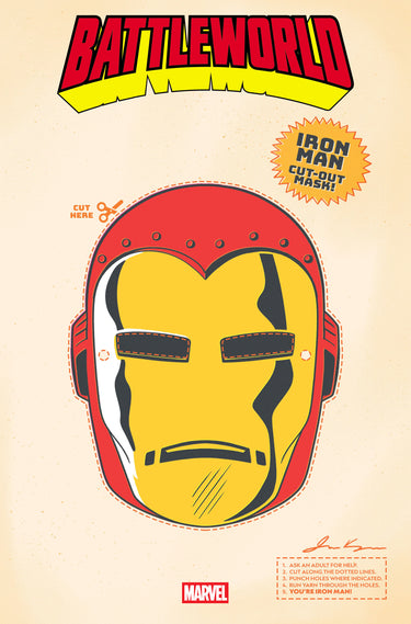 Battleworld #1 Retro Halloween Mask Variant - State of Comics