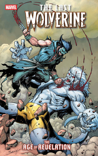 Marvel The Last Wolverine #1 comic book by Mark Bagley Revelation Variant, back issues, featuring Wolverine on the cover.