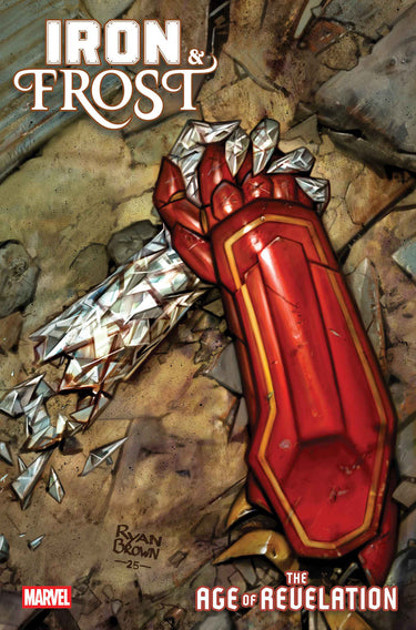 Marvel Iron & Frost #3 back issue comic book, featuring artwork of Iron and Frost characters in dynamic action scene.
