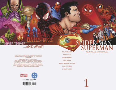 Marvel/Dc Spider-Man/Superman #1 Tbd Artist Homage Var