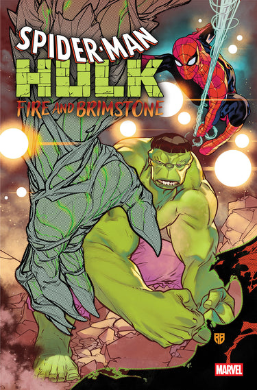 Spider-Man/Hulk: Fire And Brimstone #5 cover by R.B. Silva