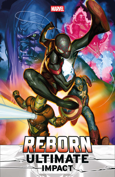 Marvel Reborn: Ultimate Impact #1 comic book cover featuring dynamic superhero artwork and bold title text.