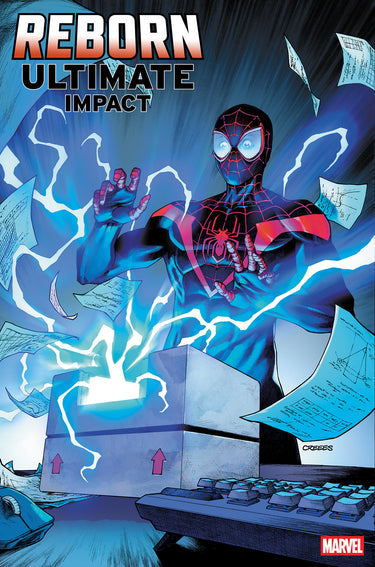 Marvel Reborn: Ultimate Impact #1 comic book featuring Creees Lee variant cover with dynamic superhero art.