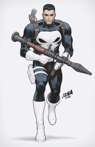 Punisher #3 David Nakayama Color Block White Virgin Var - State of Comics