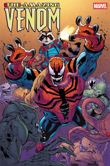 Pre-order Marvel The Amazing Venom #3 comic with Greg Land variant cover, featuring detailed Venom artwork.