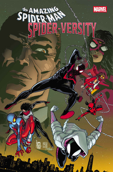 Marvel Amazing Spider-Man Spider-Versity #1 comic book featuring Spider-Man in a dynamic action pose on the cover.