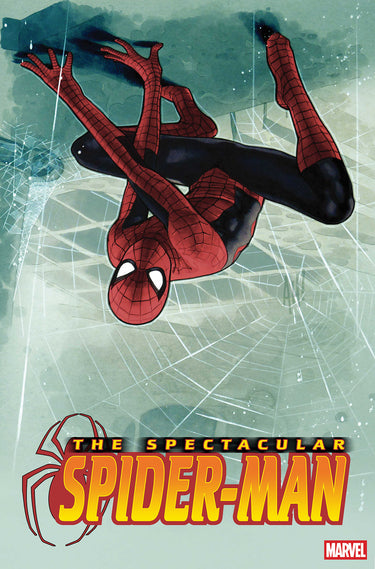 Marvel Spectacular Spider-Man #6 pre-order comic featuring Adam Hughes 1:25 variant cover artwork.