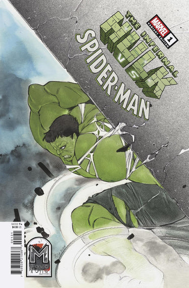 Infernal Hulk Vs. Spider-Man #1 Peach Momoko Momo-Tone Variant