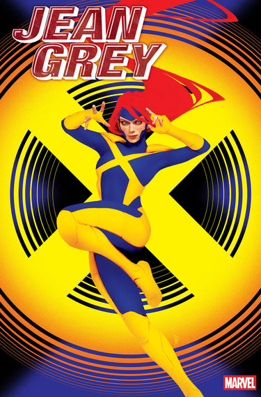 Pre-order Marvel Jean Grey #1 comic with Miguel Mercado 1:25 variant cover, featuring detailed artwork of Jean Grey in action.