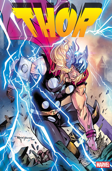 Marvel Thor #803 Reese Hannigan 1:25 Variant comic book pre-order, featuring dynamic cover art with Thor and Reese Hannigan.