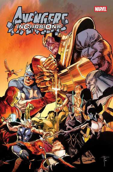 Marvel Avengers: Incursions #1 cover B by Francesco Mobili, pre-order comic book cover gestalt