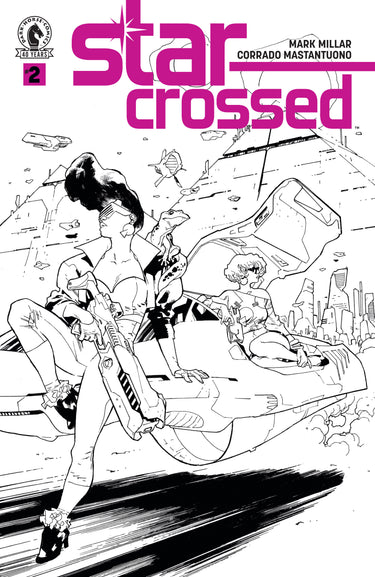 Star - Crossed #2 Cvr B B&w Stuart Immonen