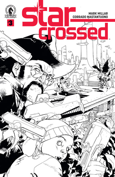 Star-Crossed #3 Cvr B B&w Stuart Immonen