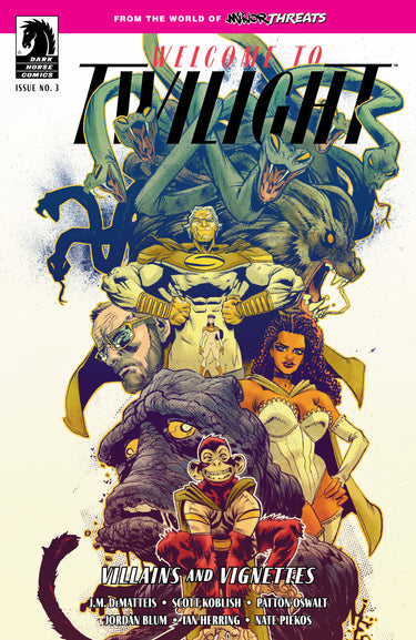 Minor Threats: Welcome to Twilight Villains and Vignettes #3 cover A comic by Scott Hepburn, Dark Horse Comics